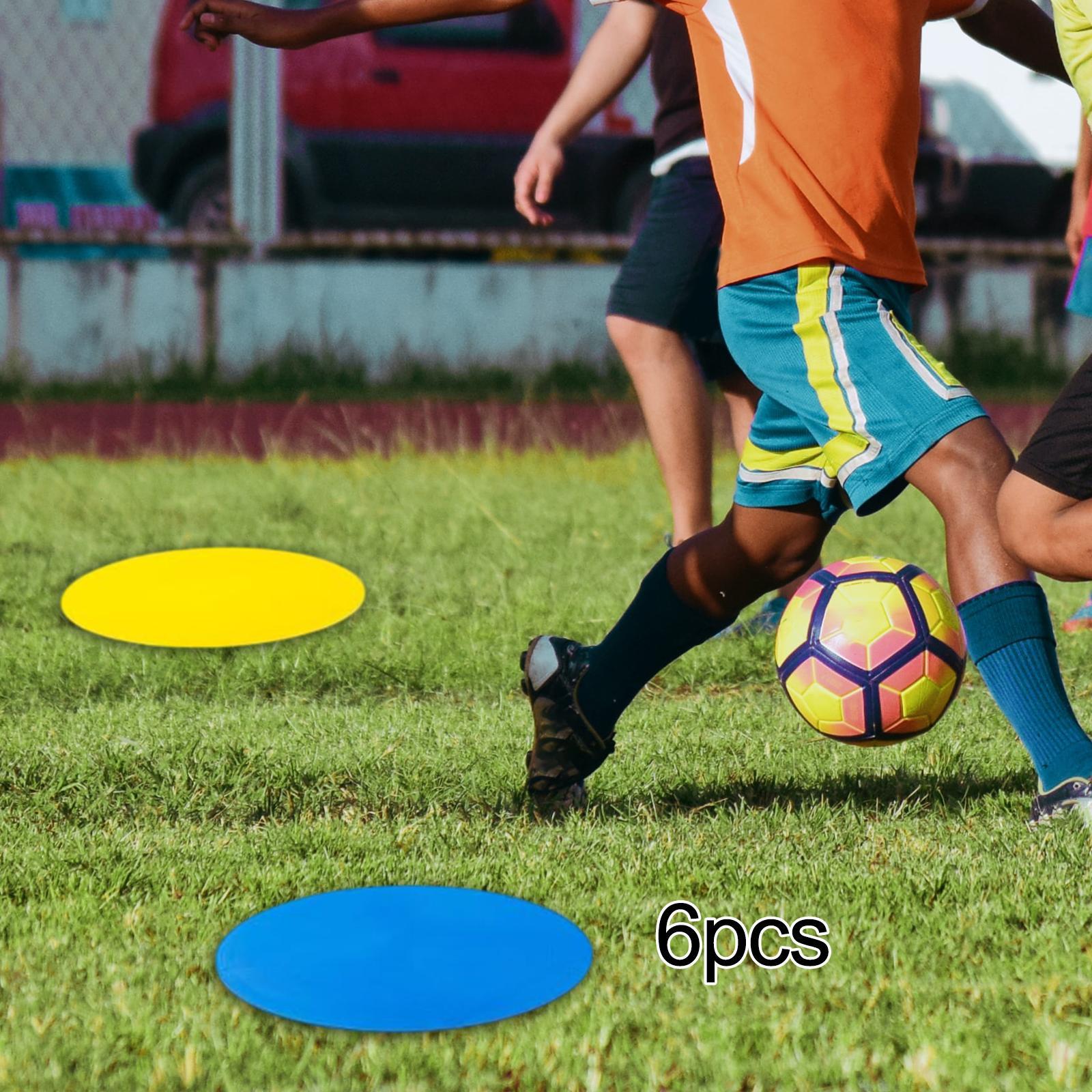 Court Marker Cone - Voetbal platte pionnen TPE, felle kleuren,