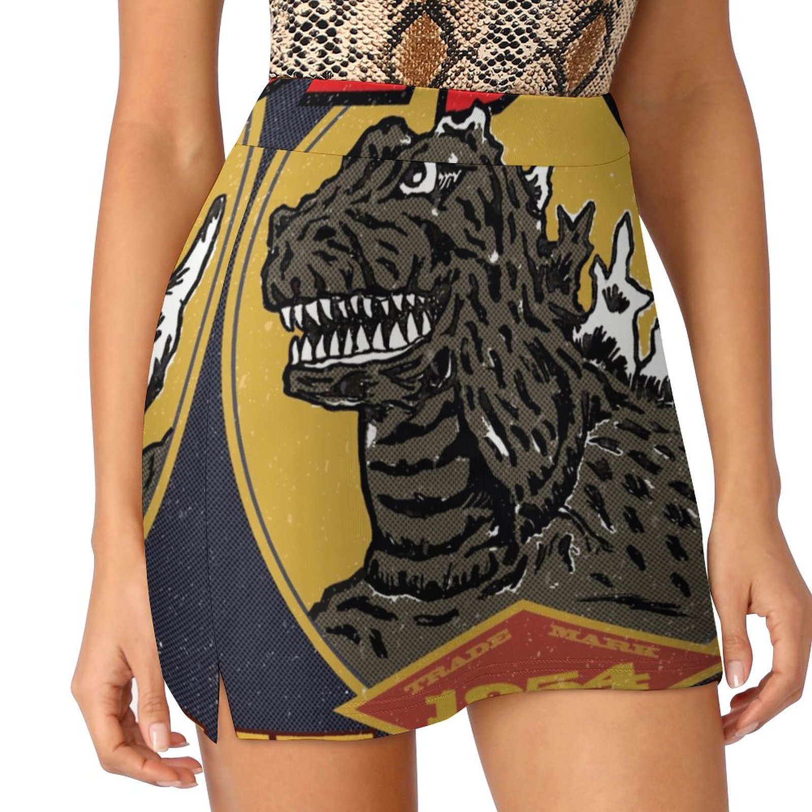 Badminton Anime - King Of Monsters Damesrok met verborgen