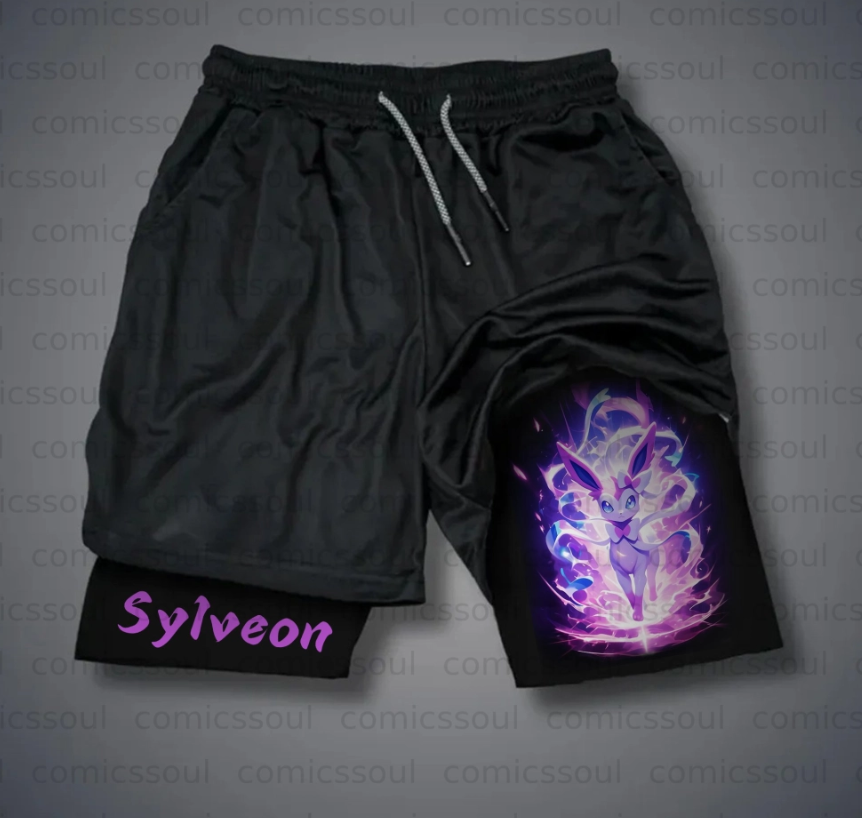Badminton Anime - Officiële Pokémon Anime Collaboration sportshorts -