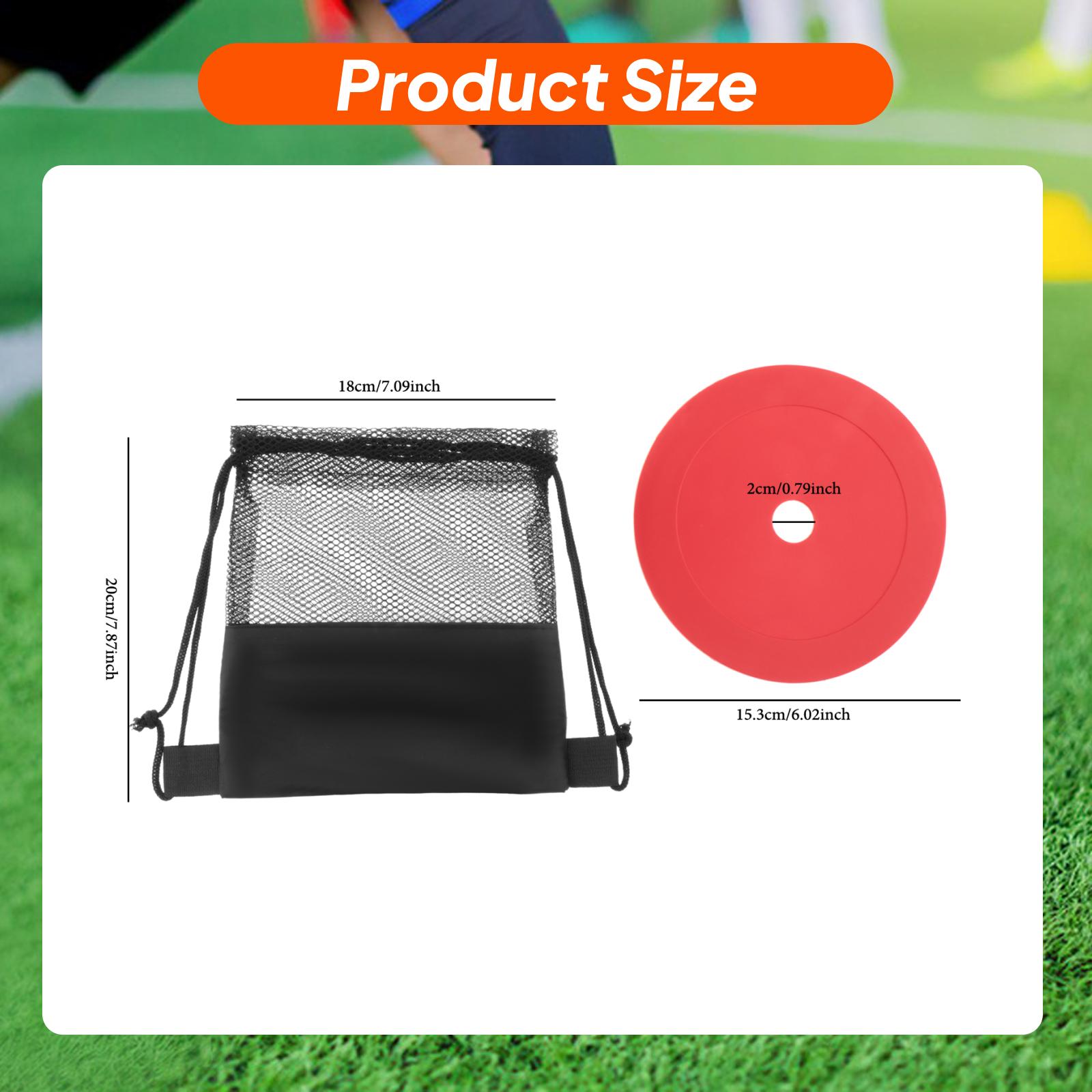 Antislip platte kegels voetbal - Court Marker Cone recensie en prijs